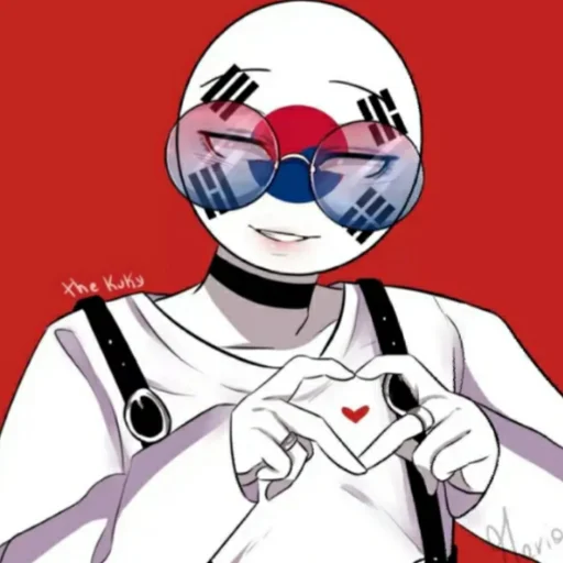 ❤️ Стикер «Contryhumans» для Telegram