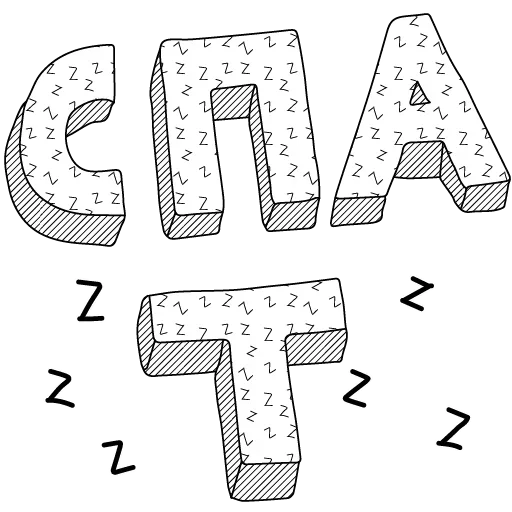 😴 Стикер «А поговорить?» для Telegram