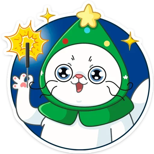 🥳 Стикер «Куки» для Telegram