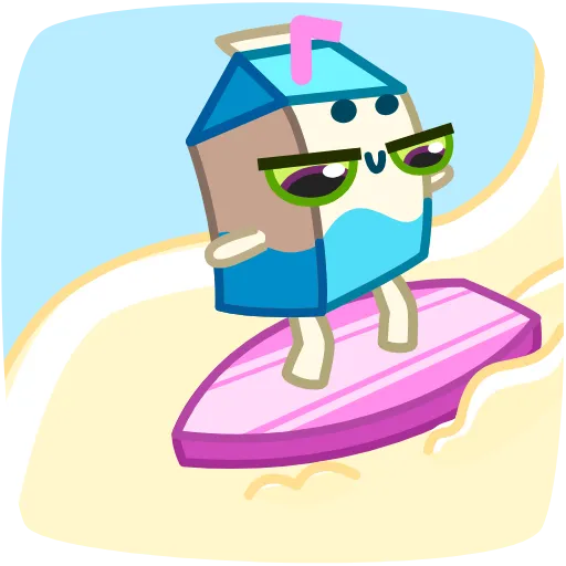 😏 Стикер «Cookie and Milky» для Telegram