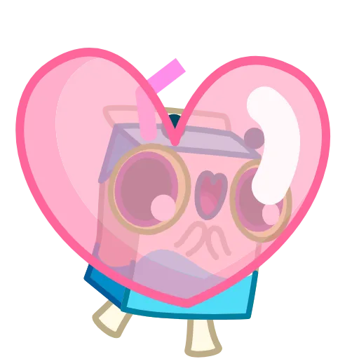 😘 Стикер «Cookie and Milky» для Telegram