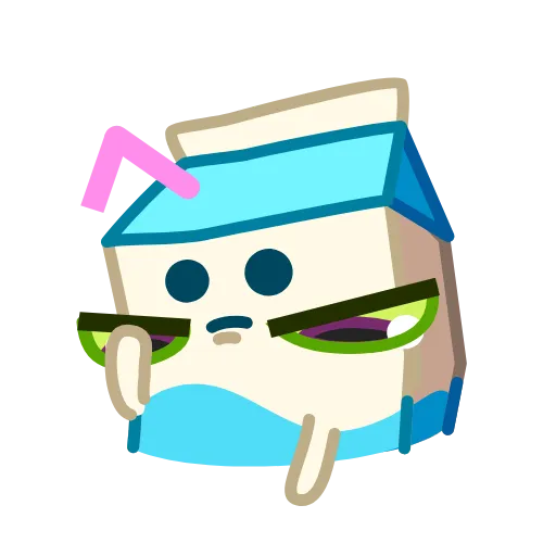 🤦‍♂️ Стикер «Cookie and Milky» для Telegram
