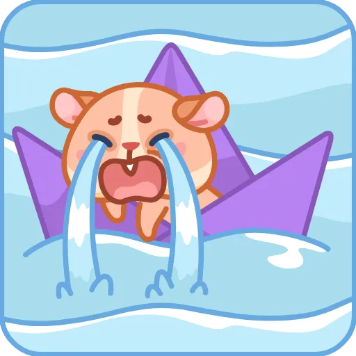Стикер 28 Хомячок Коржик