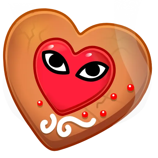 🎁 Эмодзи «Cookie Heart >» для Telegram