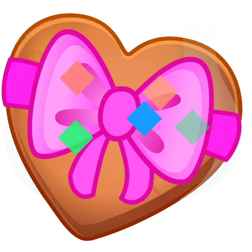 🎁 Эмодзи «Cookie Heart >» для Telegram
