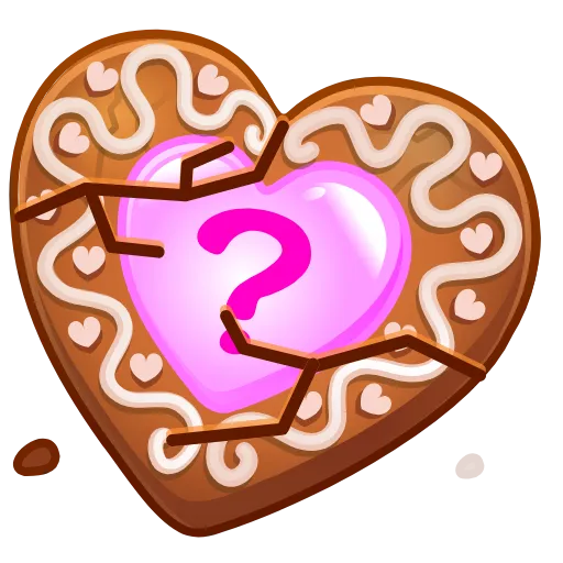 🎁 Эмодзи «Cookie Heart >» для Telegram