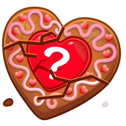 🎁 Эмодзи «Cookie Heart >» для Telegram
