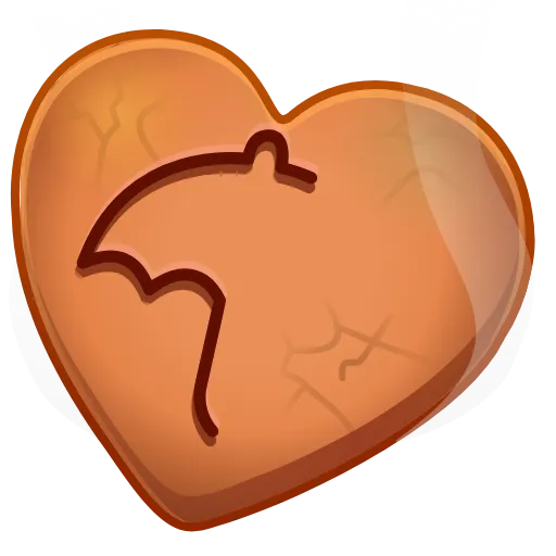 🎁 Эмодзи «Cookie Heart >» для Telegram