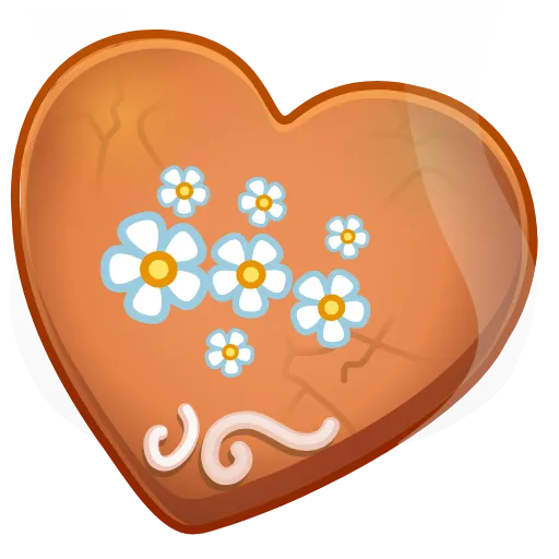 🎁 Эмодзи «Cookie Heart >» для Telegram