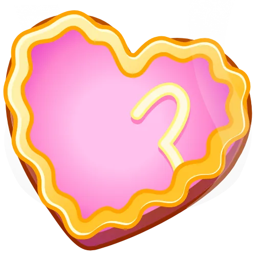 🎁 Эмодзи «Cookie Heart >» для Telegram