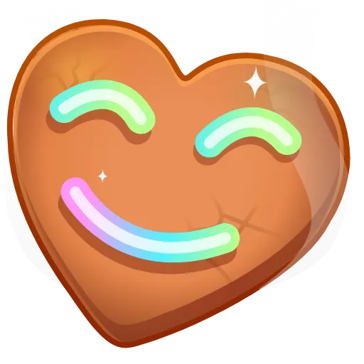 🎁 Эмодзи «Cookie Heart >» для Telegram