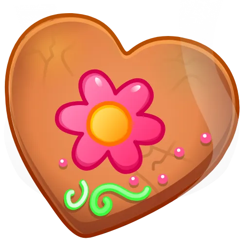 🎁 Эмодзи «Cookie Heart >» для Telegram