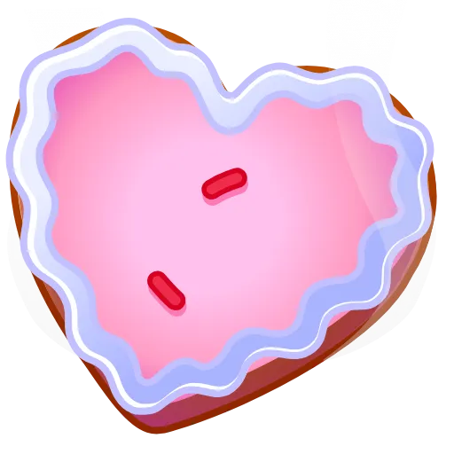 🎁 Эмодзи «Cookie Heart >» для Telegram