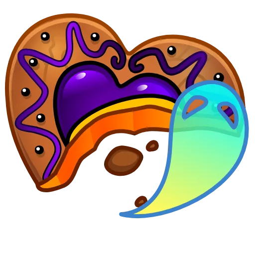 🎁 Эмодзи «Cookie Heart >» для Telegram