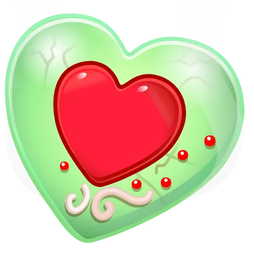 🍪 Эмодзи «Cookie Heart» для Telegram