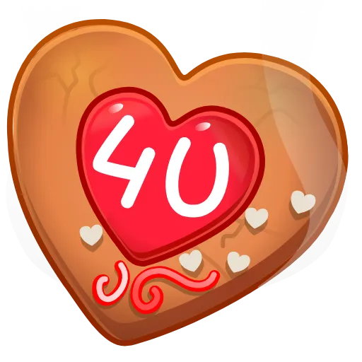 🍪 Эмодзи «Cookie Heart» для Telegram