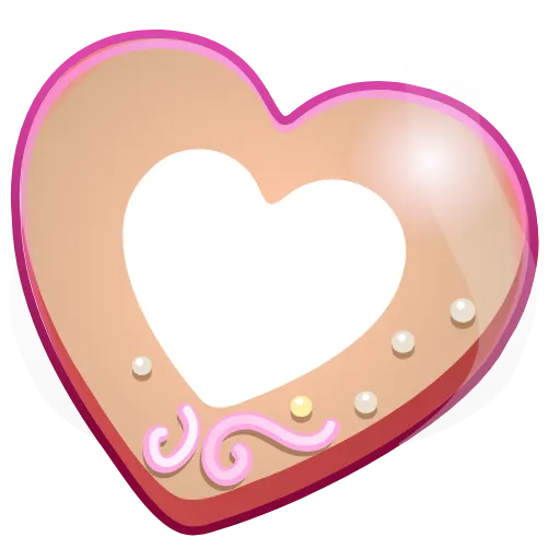 🍪 Эмодзи «Cookie Heart» для Telegram