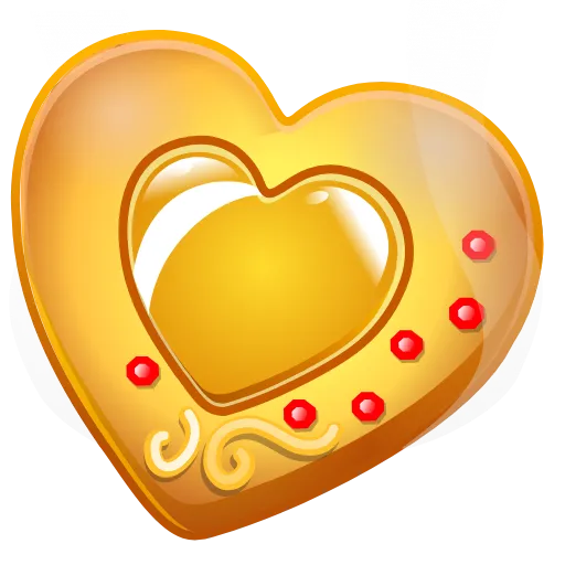 🍪 Эмодзи «Cookie Heart» для Telegram