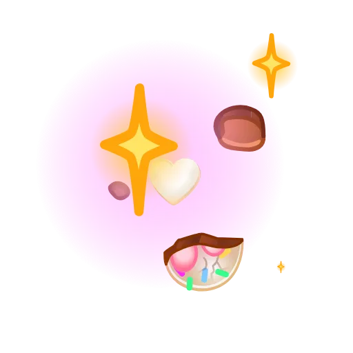 🍪 Эмодзи «Cookie Heart» для Telegram