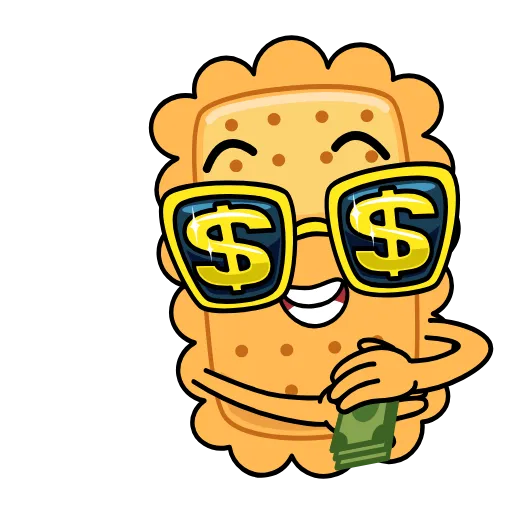 🤑 Стикер «Печенька» для Telegram
