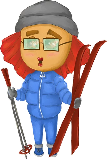 🎿 Стикер «Печенька Пикабу ч. 2 Cookie stickers. pt. 2» для Telegram