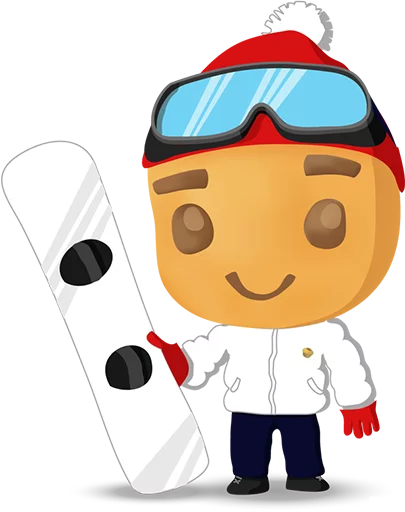 🏂 Стикер «Печенька Пикабу ч. 2 Cookie stickers. pt. 2» для Telegram