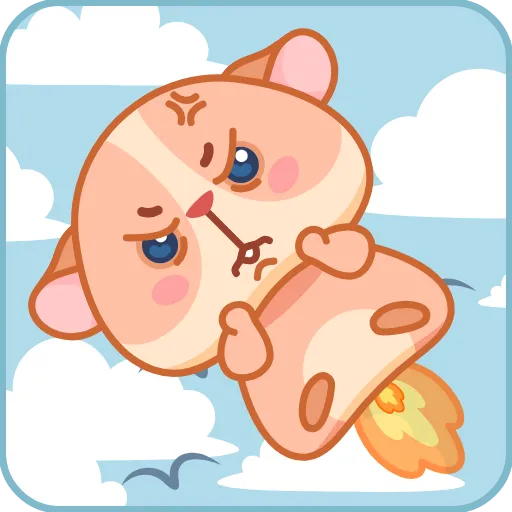 🚀 Стикер «Хомячок Коржик» для Telegram