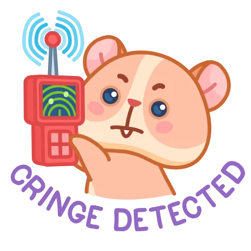 🤨 Стикер «Хомячок Коржик» для Telegram