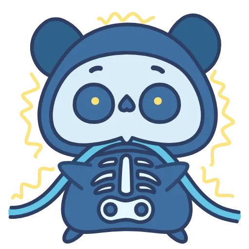 ☠️ Стикер «Хомячок Коржик» для Telegram