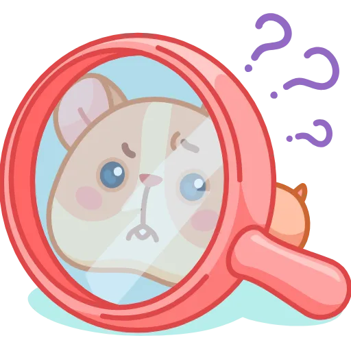 🤔 Стикер «Хомячок Коржик» для Telegram