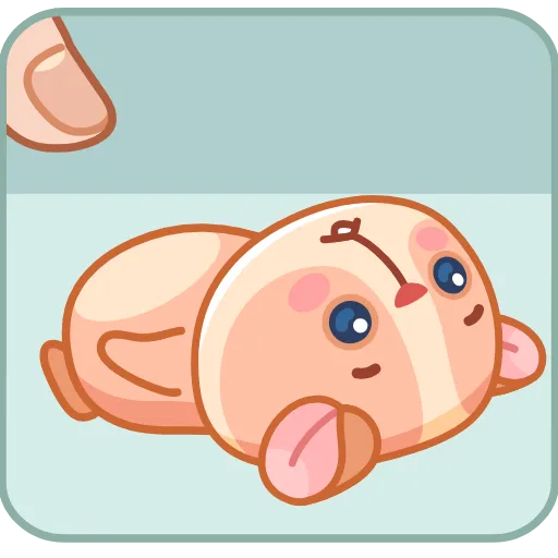 🫠 Стикер «Хомячок Коржик» для Telegram