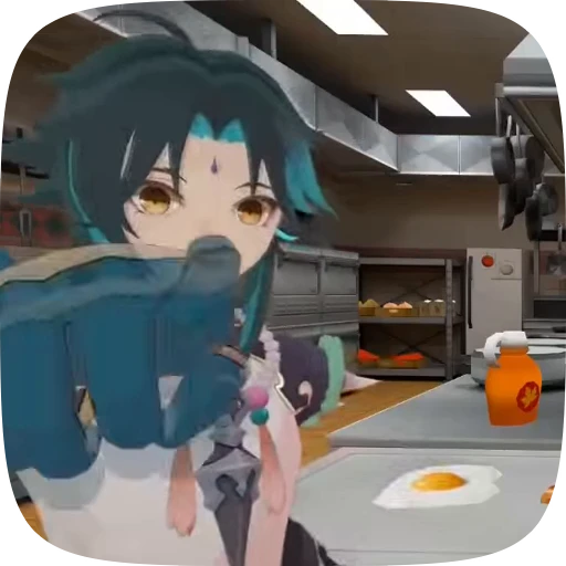 🫵 Стикер «Cooking with Xiao» для Telegram