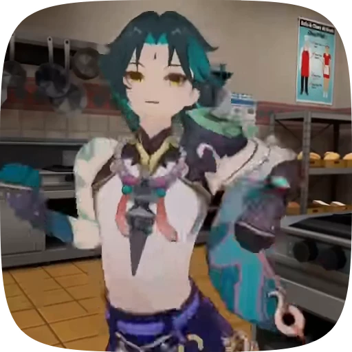 🤣 Стикер «Cooking with Xiao» для Telegram