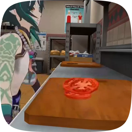 😵 Стикер «Cooking with Xiao» для Telegram