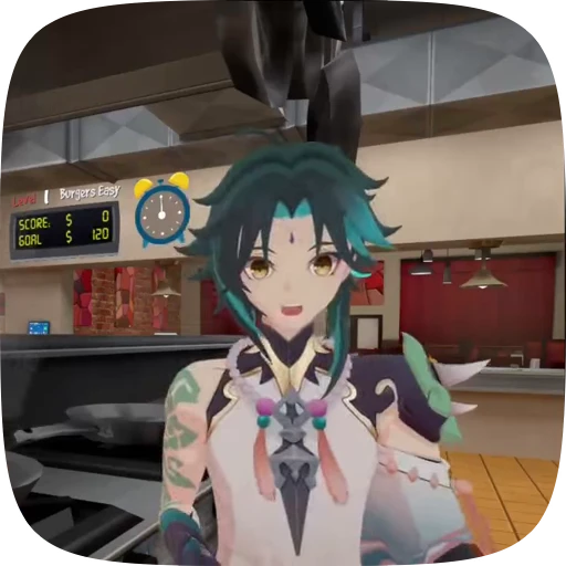 ☝️ Стикер «Cooking with Xiao» для Telegram