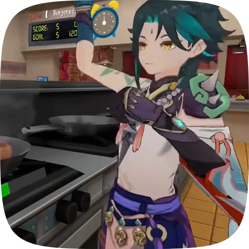 🤩 Стикер «Cooking with Xiao» для Telegram