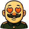 😍 Эмодзи «Добрый адмирал» для Telegram
