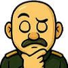 🤔 Эмодзи «Добрый адмирал» для Telegram