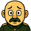 😦 Эмодзи «Добрый адмирал» для Telegram