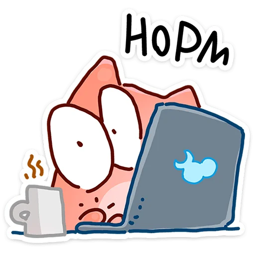 ⭐ Стикер «Кот Топчик» для Telegram