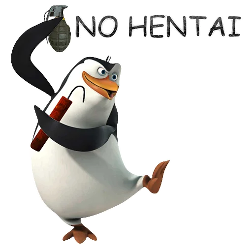 🐧 Стикер «ANIME DETECTED ELIMINATE ANIME» для Telegram