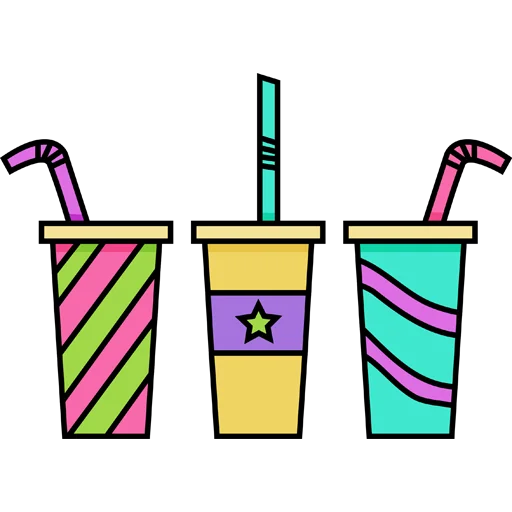 🧋 Стикер «Soda-Juice-Shakes» для Telegram