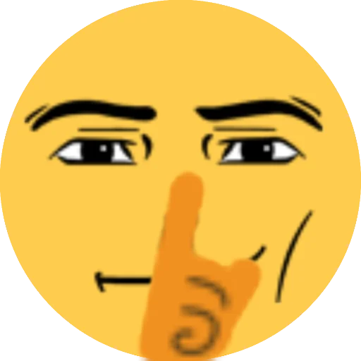 🤫 Стикер «Cool Face» для Telegram