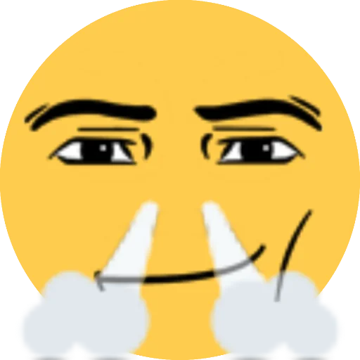 😤 Стикер «Cool Face» для Telegram
