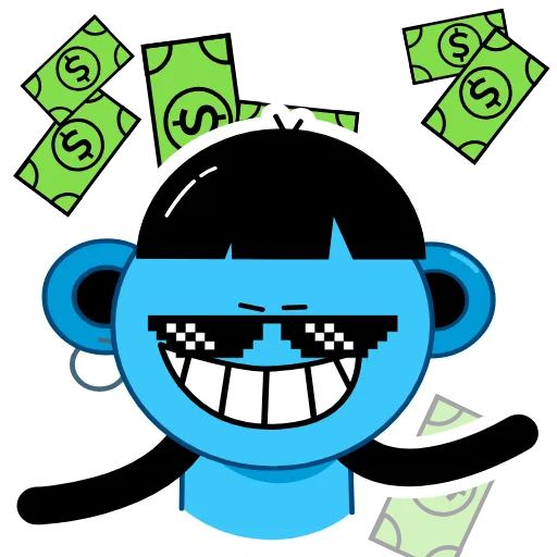 😎 Стикер «COOL GUY» для Telegram