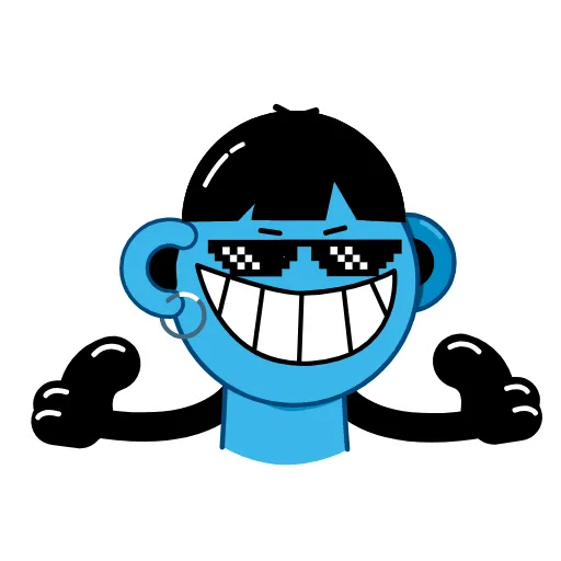 👍 Стикер «COOL GUY» для Telegram