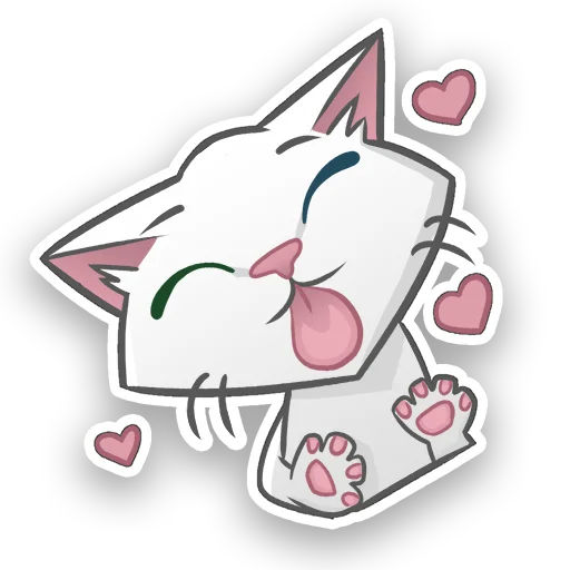 😍 Стикер «АйсКот» для Telegram