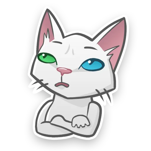 🙄 Стикер «АйсКот» для Telegram
