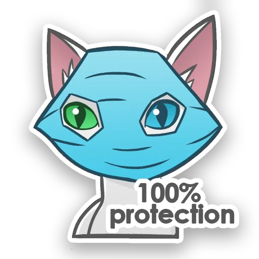 😷 Стикер «АйсКот» для Telegram