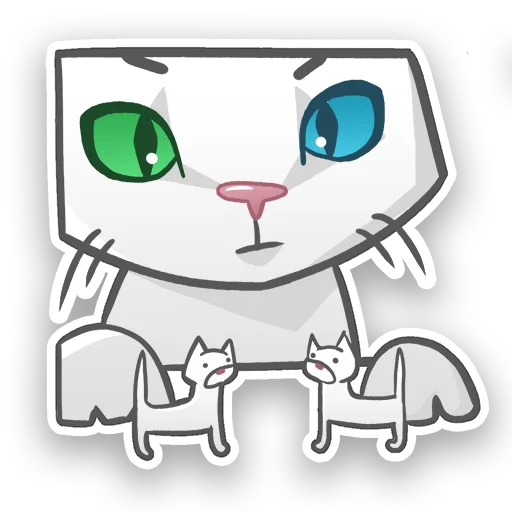 🤝 Стикер «АйсКот» для Telegram